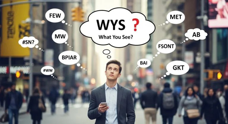 wys meaning in text