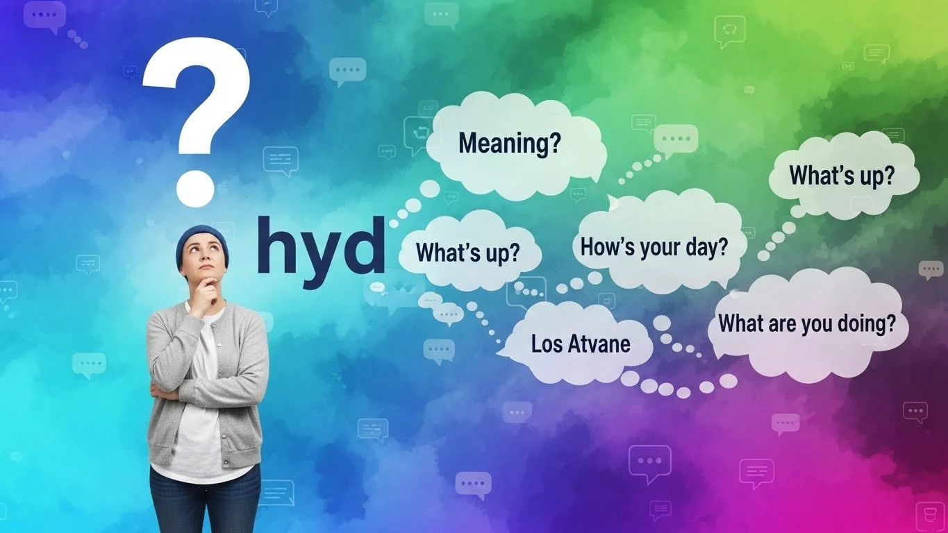 HYD meaning in texting