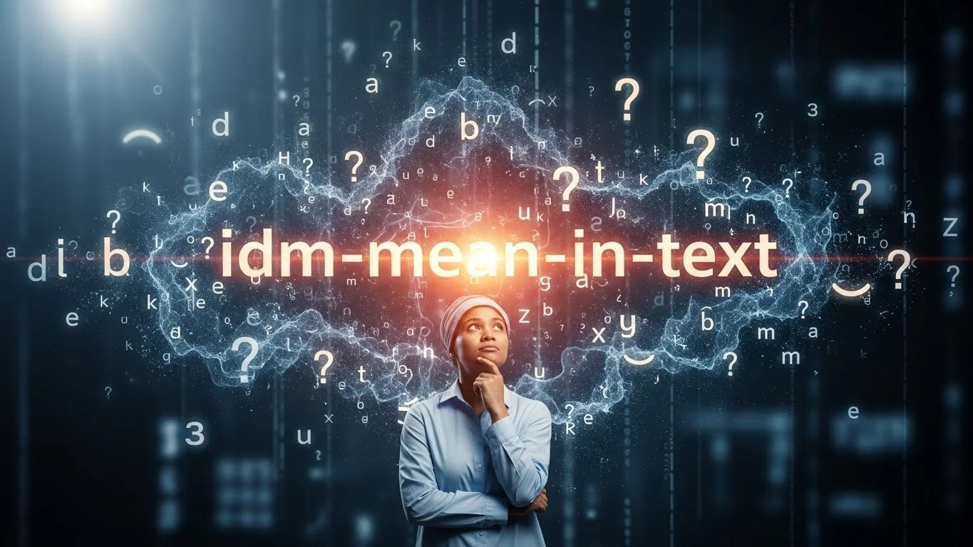 IDM meaning in text