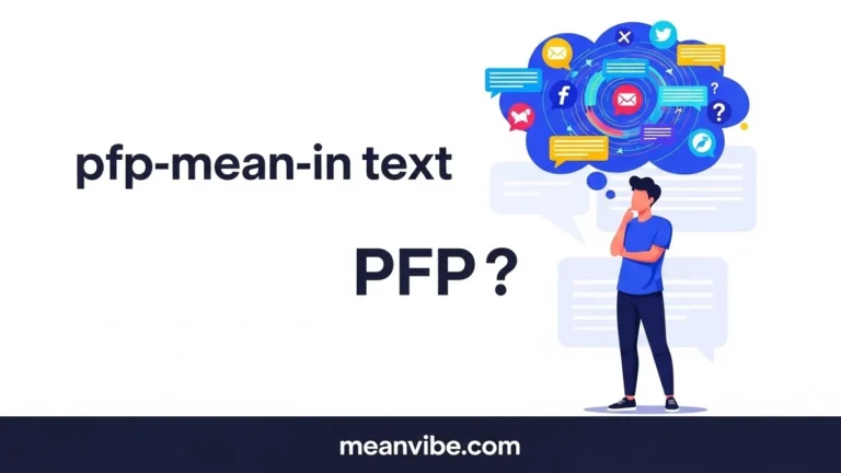 PFP meaning in text