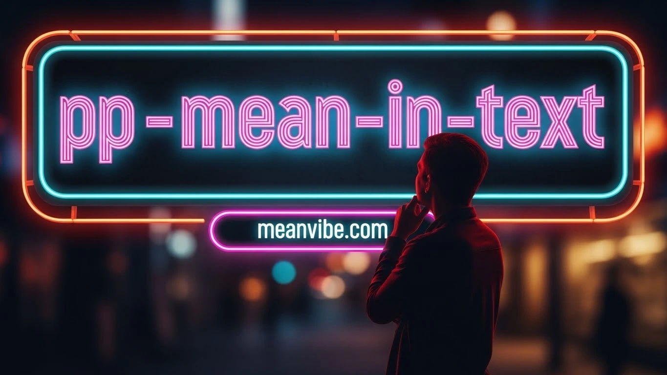 PP Mean in Text