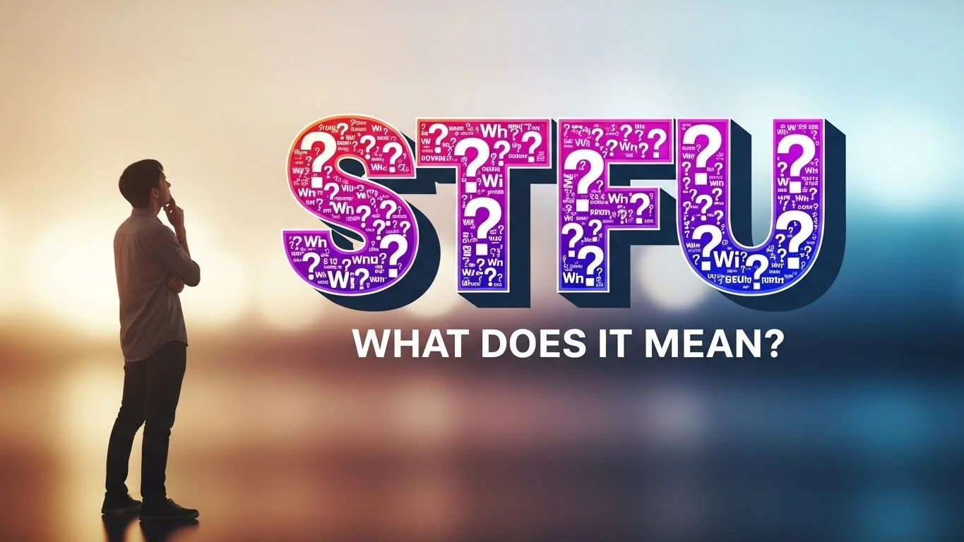 STFU meaning in text