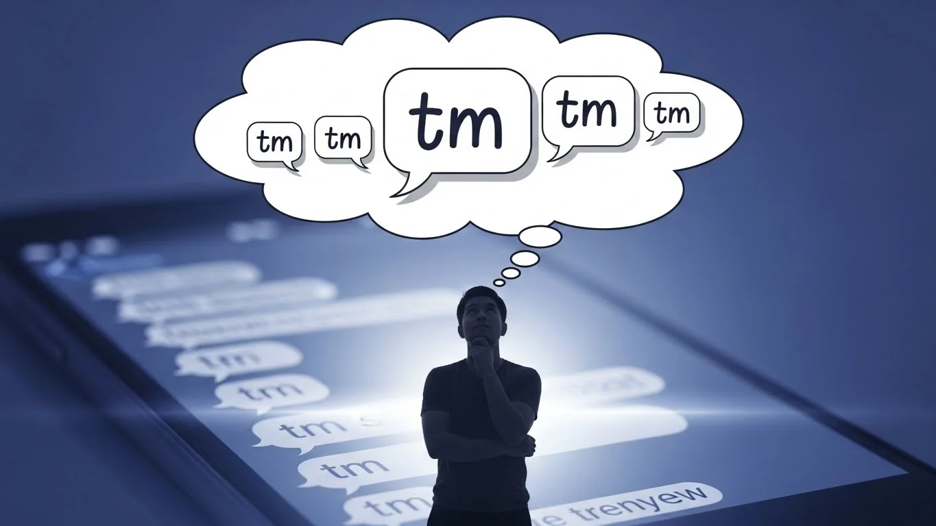 TM meaning in text messages