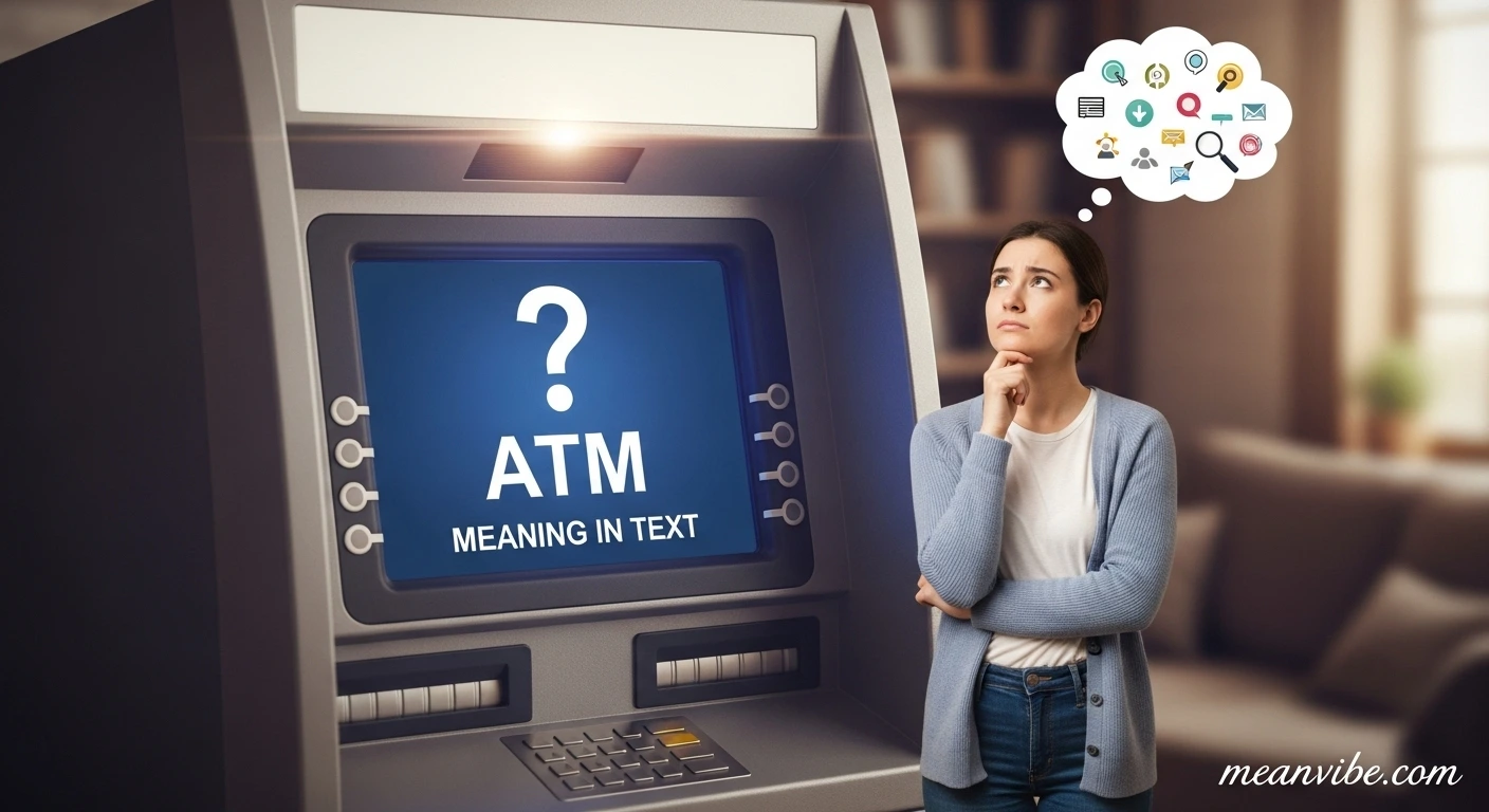 What Is ATM Meaning in Text? (Primary Meaning)