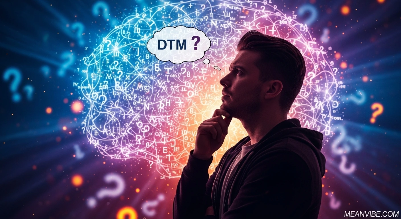 What Is DTM Meaning in Text? (Primary Meaning)