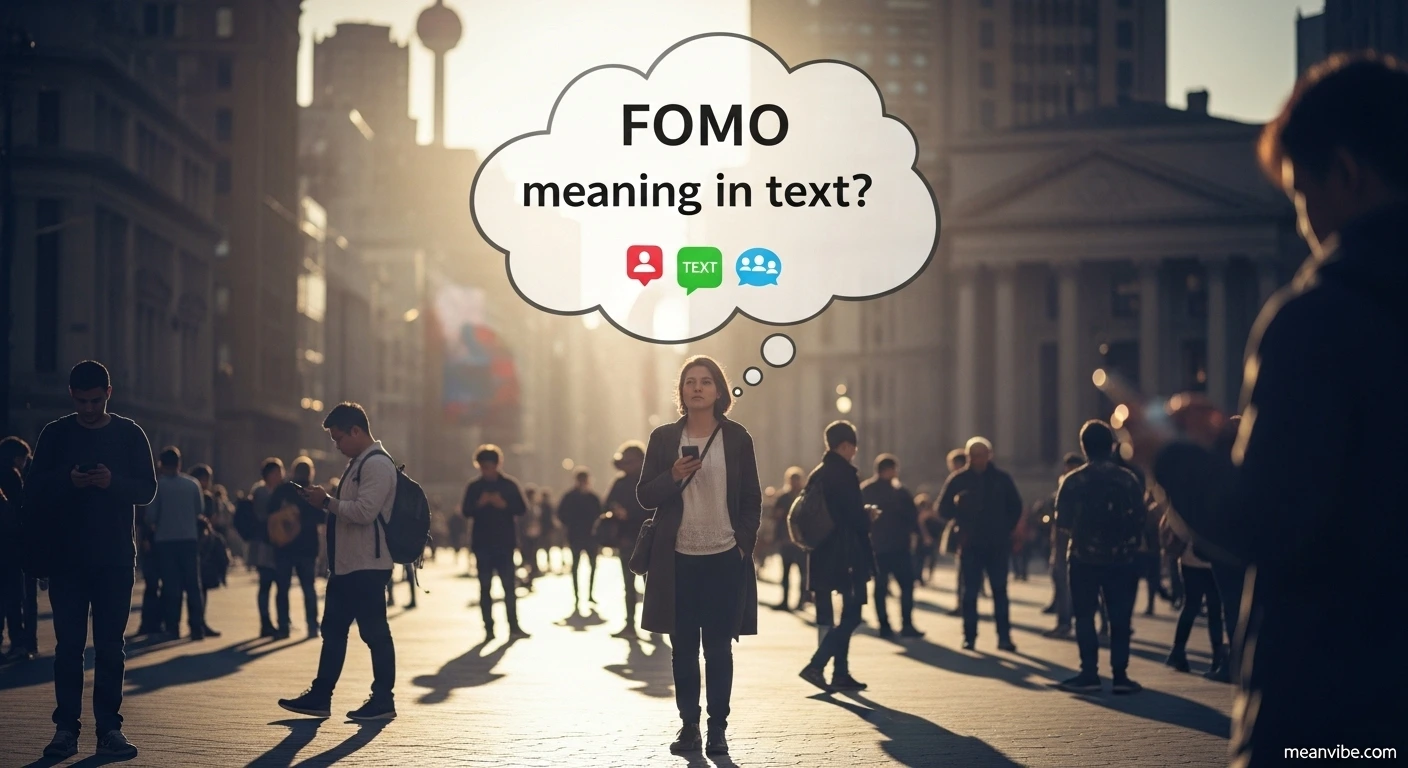 What Is FOMO Meaning in Text? (Primary Meaning)