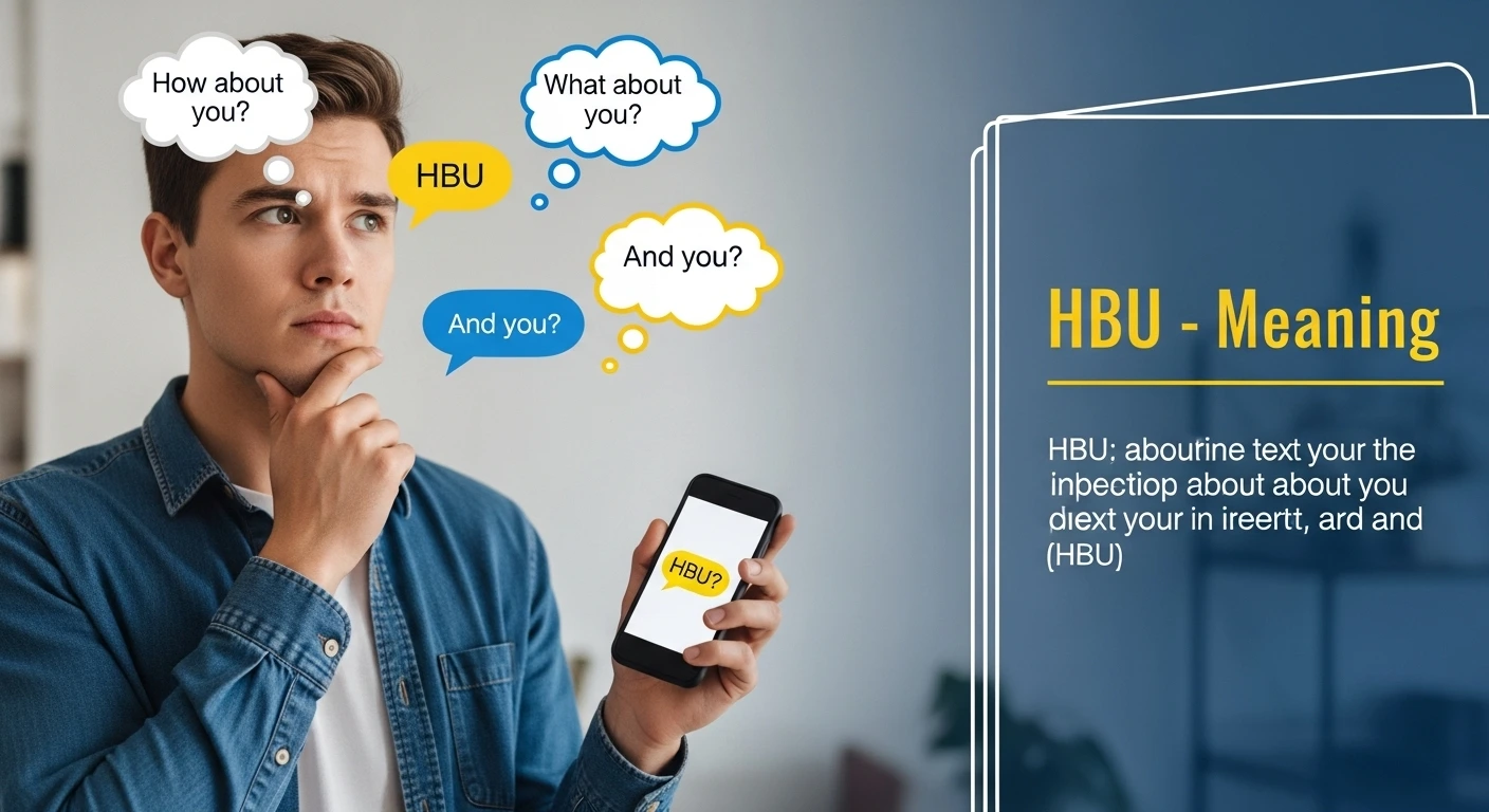 What Is HBU Meaning in Text? (Primary Meaning)