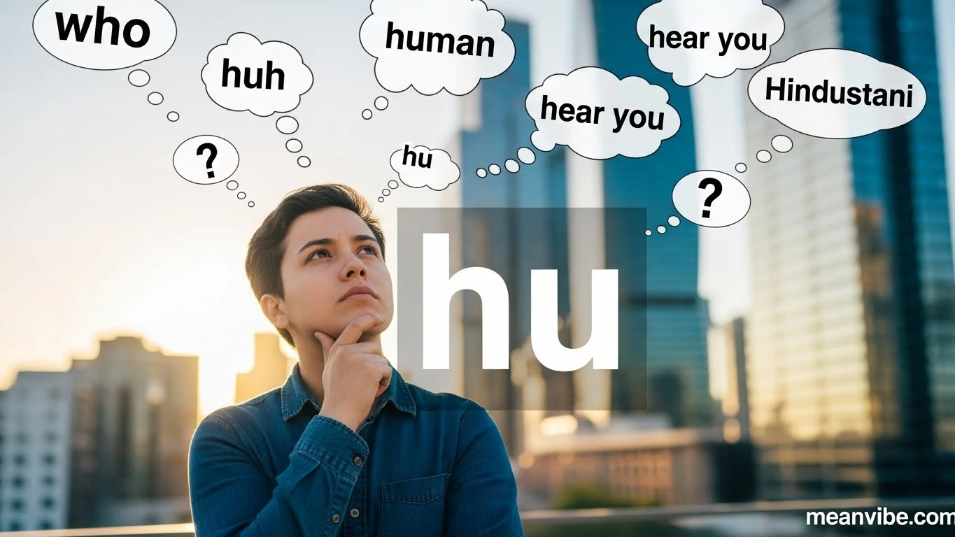 What Is HU Meaning in Text? (Primary Meaning)
