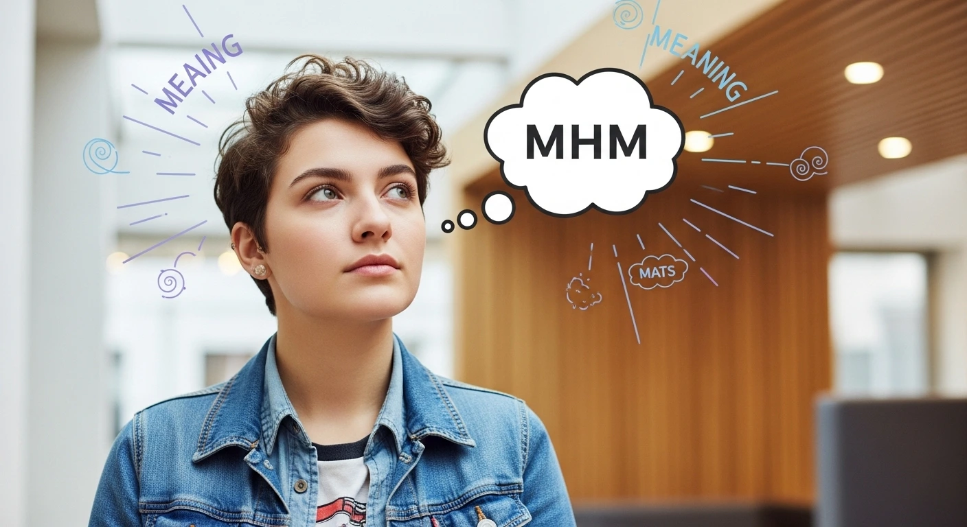 What Is MHM meaning in text? (Primary Meaning)