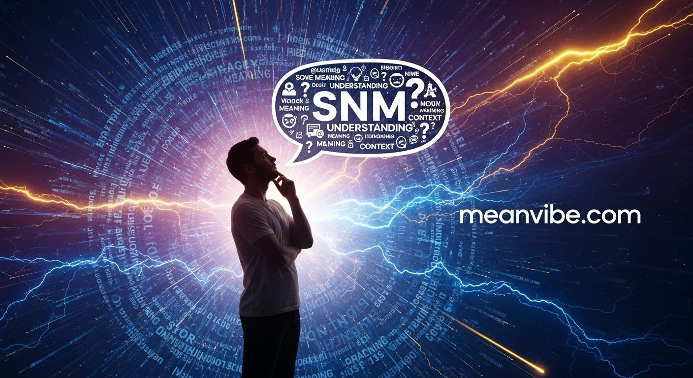 What Is SNM Meaning in Text? (Primary Meaning)