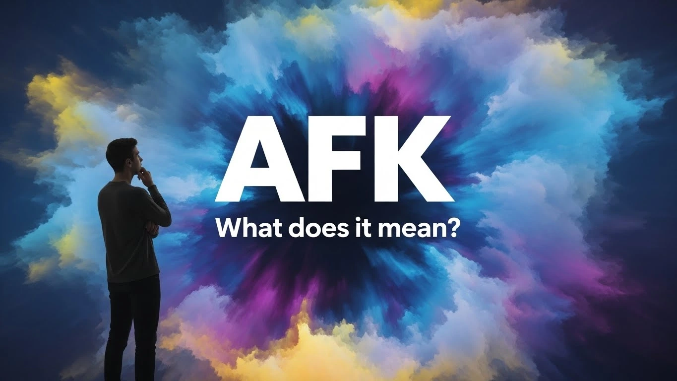 afk mean in text