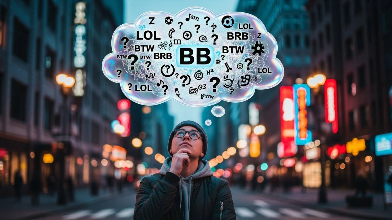 bb means in a text message