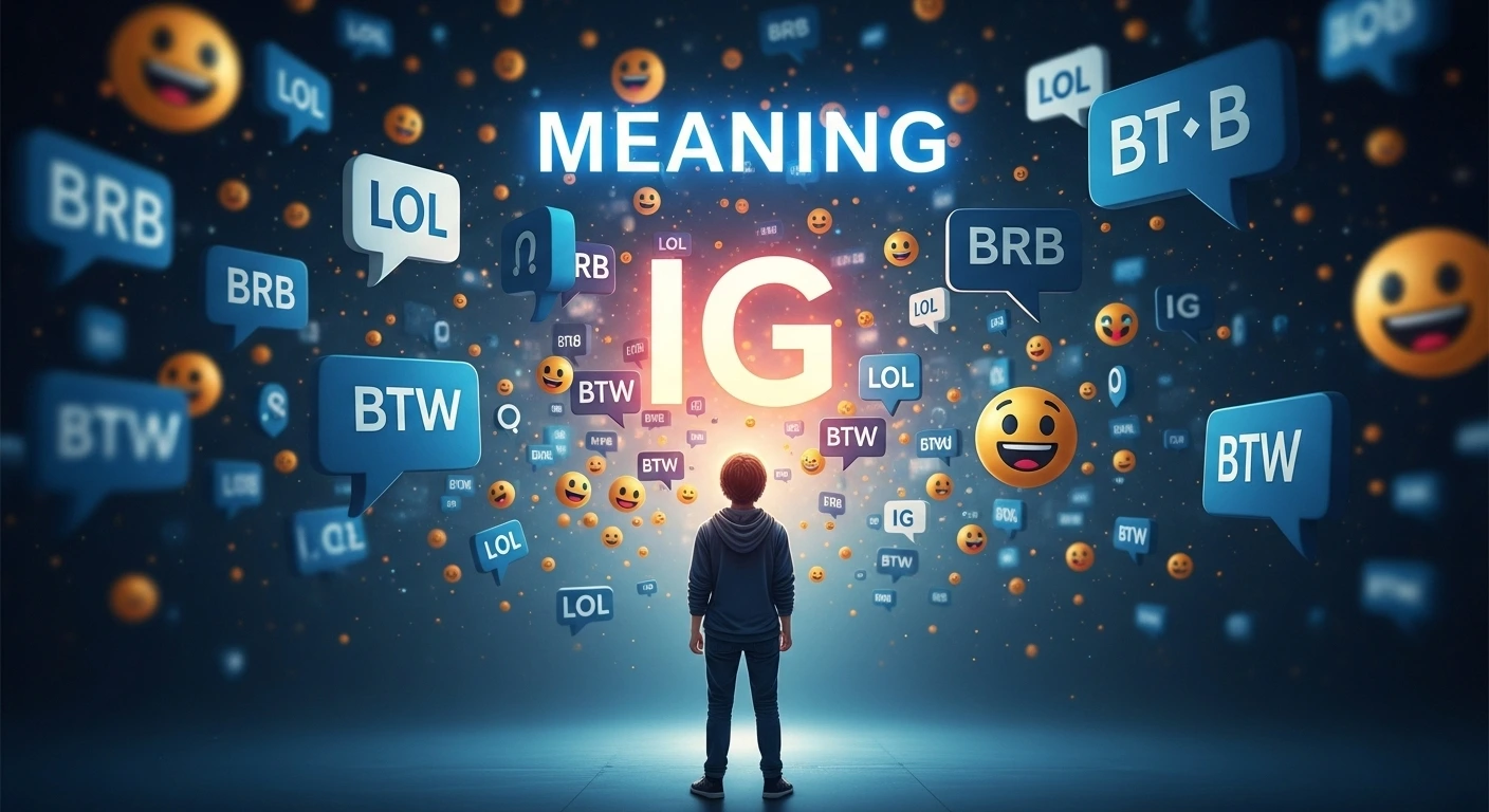 ig meaning in text