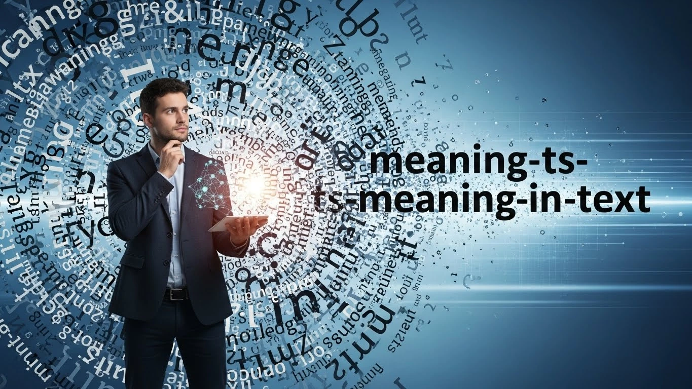 meaning ts meaning in text