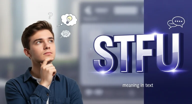 stfu meaning in text