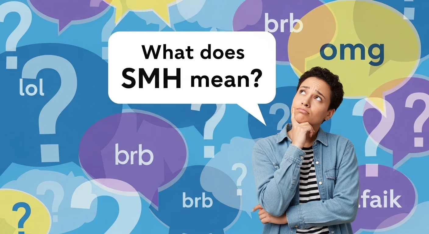 what does smh mean in text mesaging