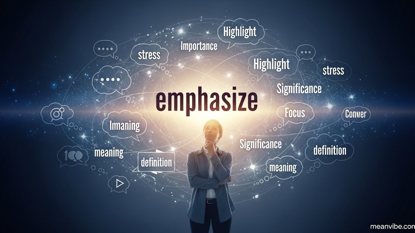 What Does Emphasize Mean in Text?