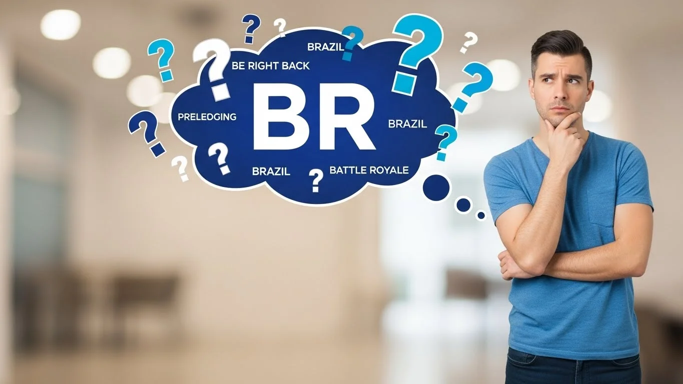 BR meaning in text messages