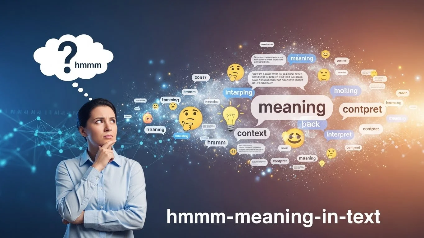 HMMM meaning in text