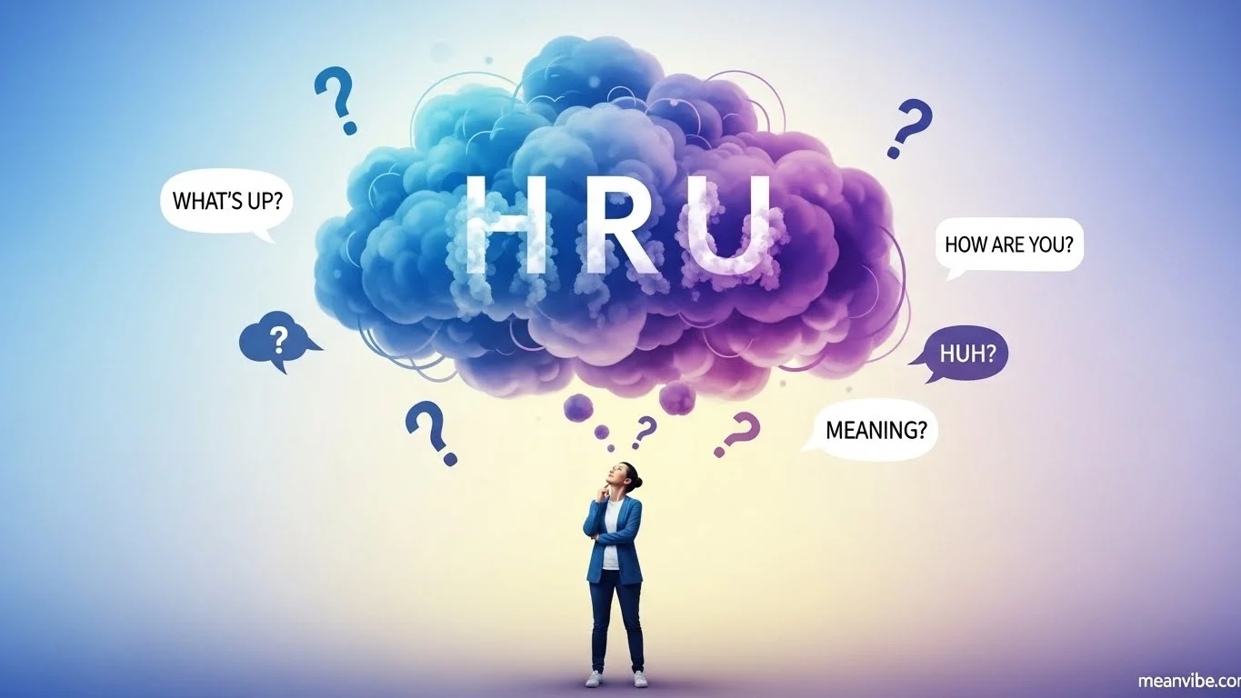 HRU meaning in texts