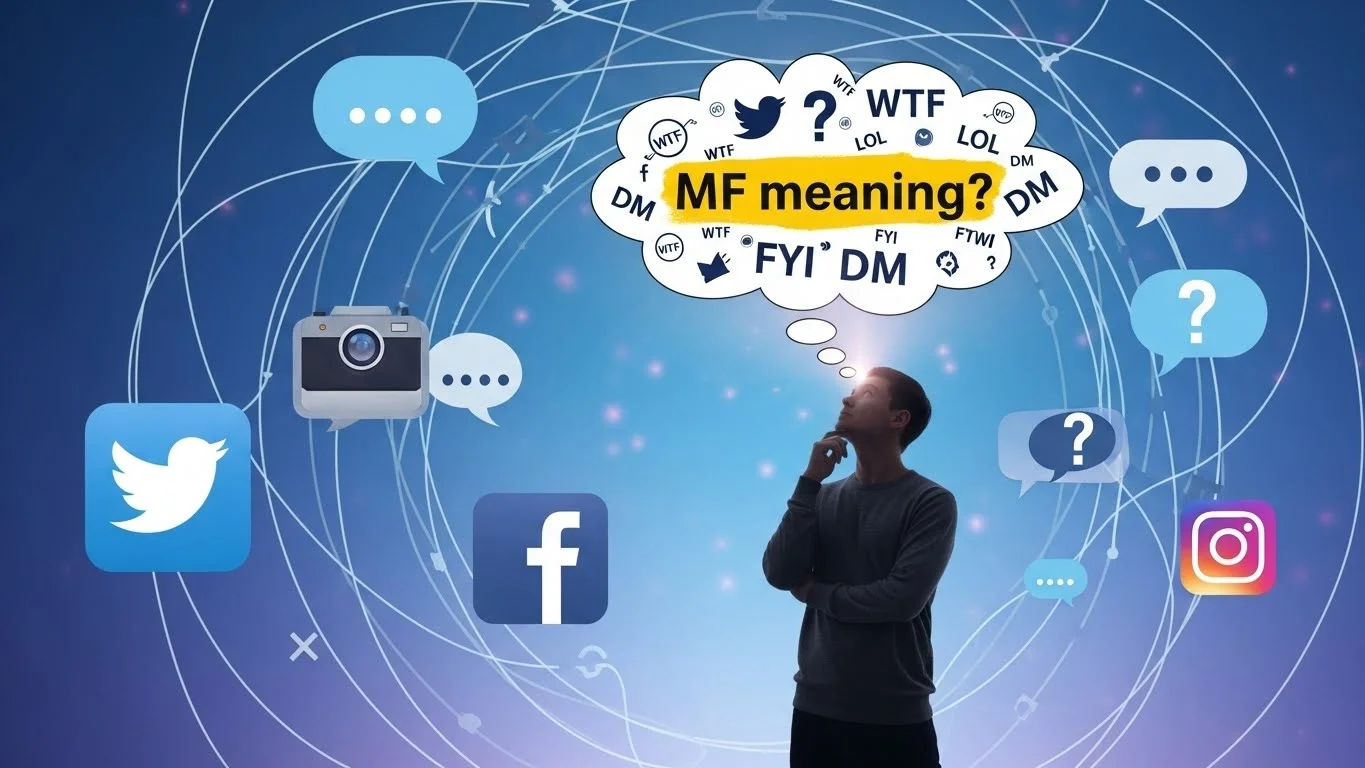 MF meaning in social media & text