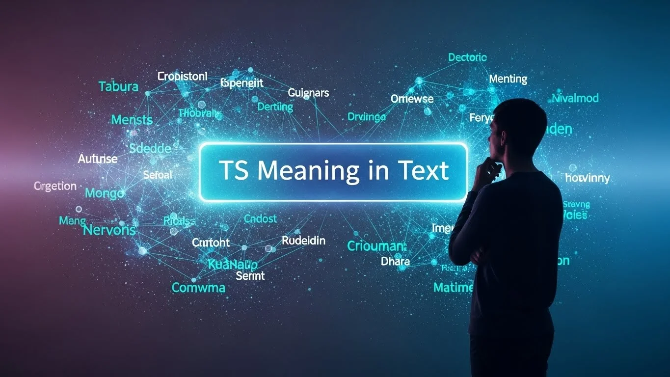 TS meaning in text