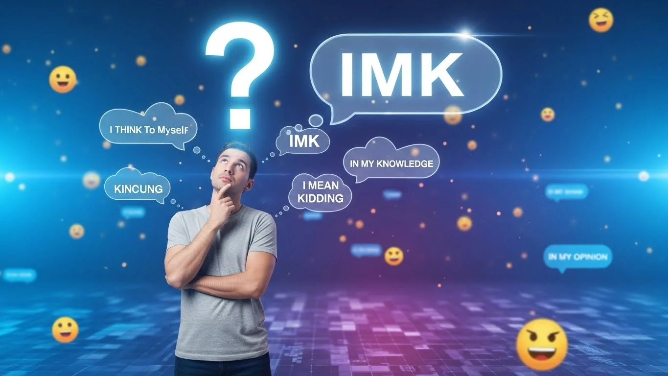 What does IMK mean in text messages