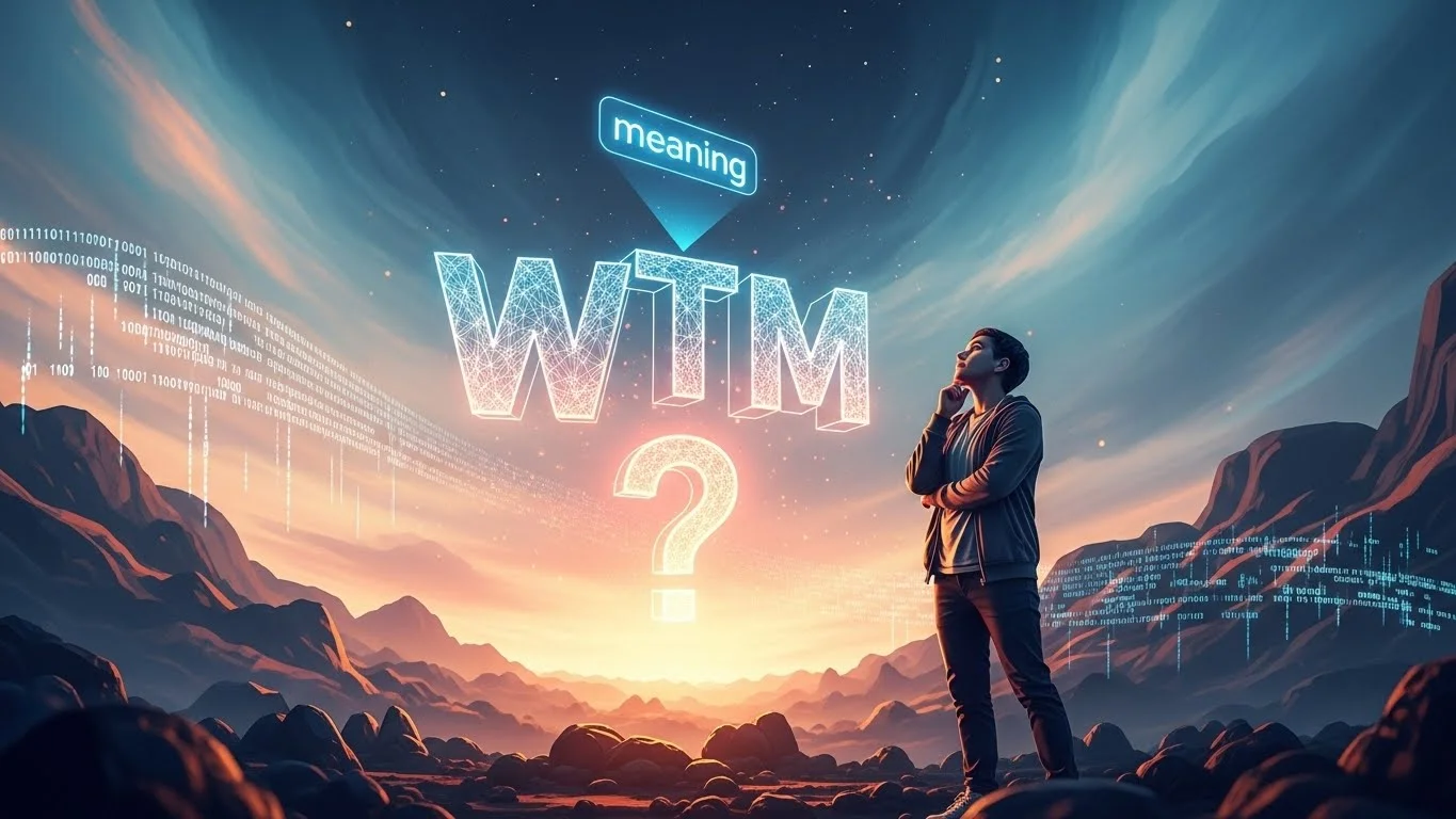 What does wtm mean on text