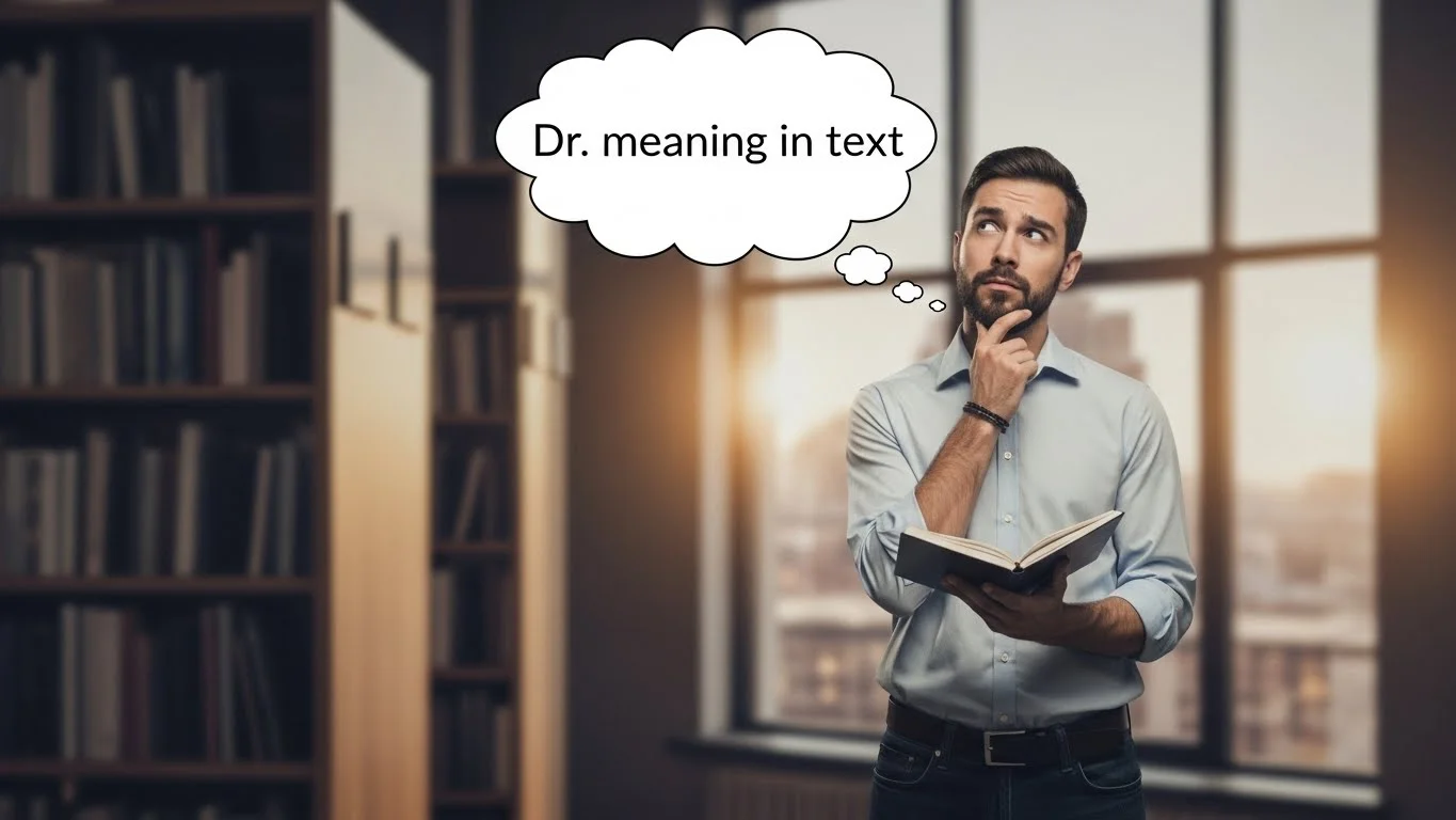 dr meaning in text messages