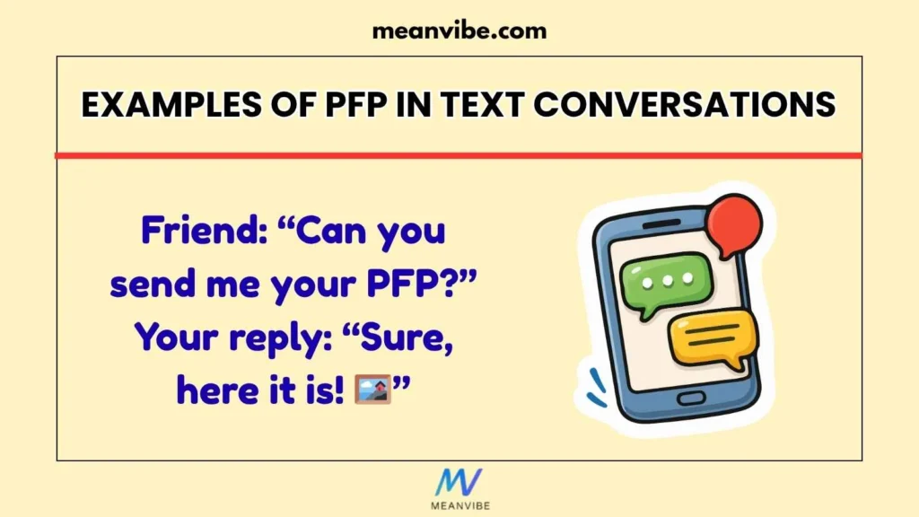 Examples of PFP in Text Conversations