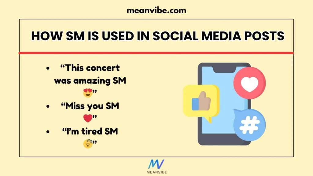How SM is Used in Social Media Posts