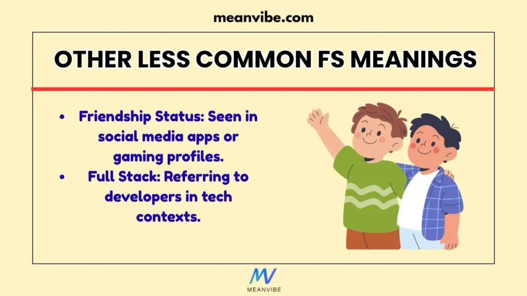 Other Less Common FS Meanings