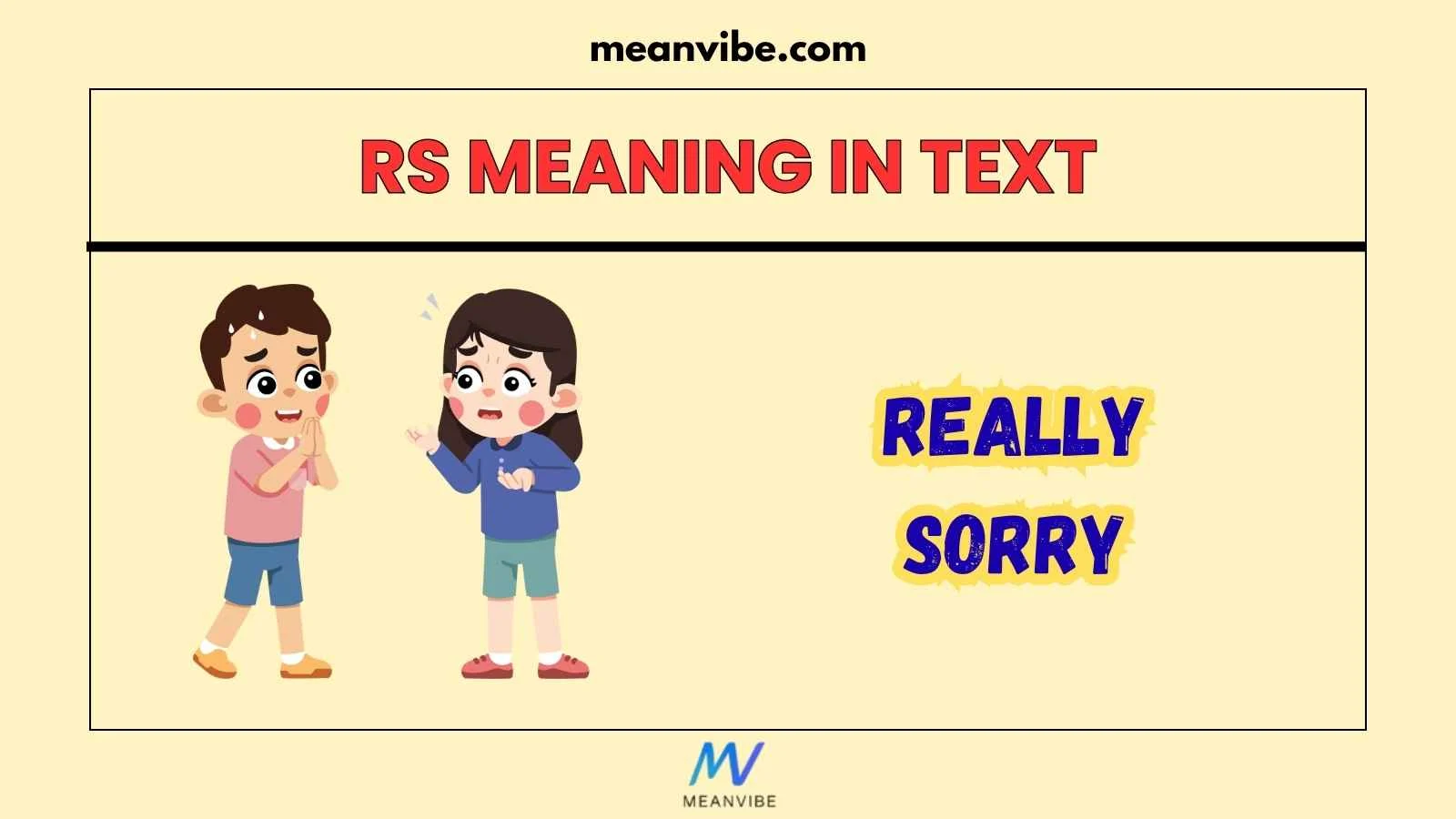 RS Meaning in Text