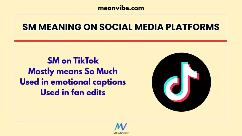 SM Meaning on Social Media Platforms