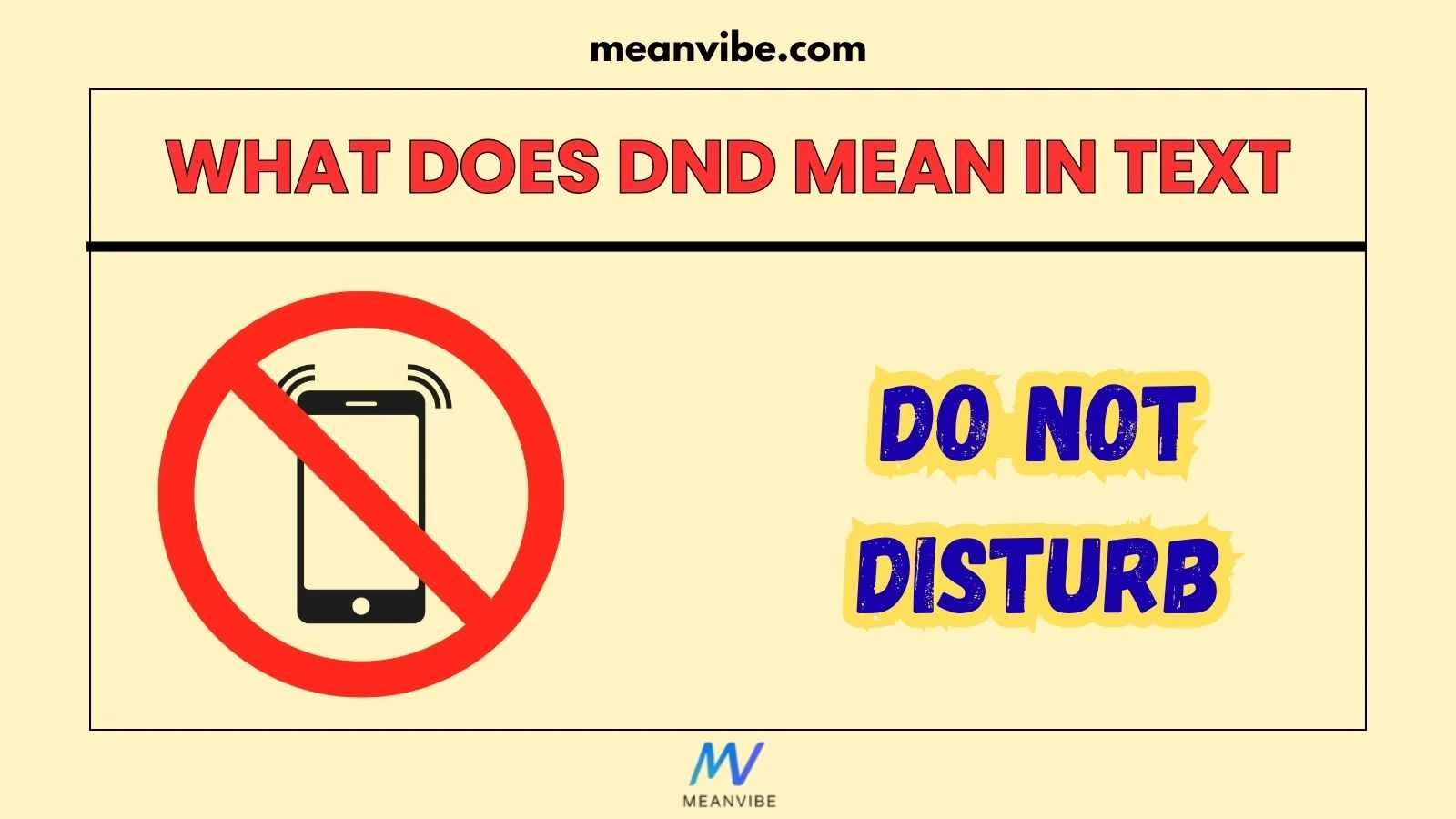 What Does DND Mean In Text