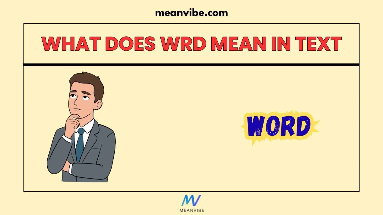 What Does WRD Mean In Text